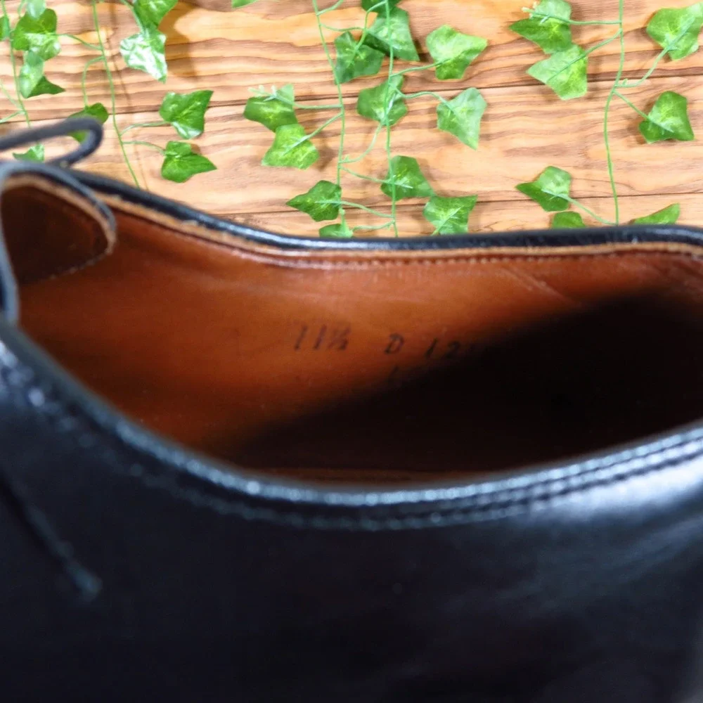 Allen Edmonds Delray Mens‎ Split Toe Derby Size 11.5 D Formal Dress Shoe Black